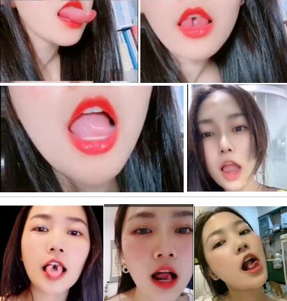 小倩倩呀ASMR舌头舞合集：创意口腔音疗愈与长舌技巧全收录[13V/371MB]