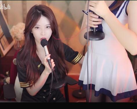 众乐抱抱er双人口腔音ASMR首秀：二次元主播突破性双人互动[ASMR_双人口腔音_虎牙直播_47分钟]