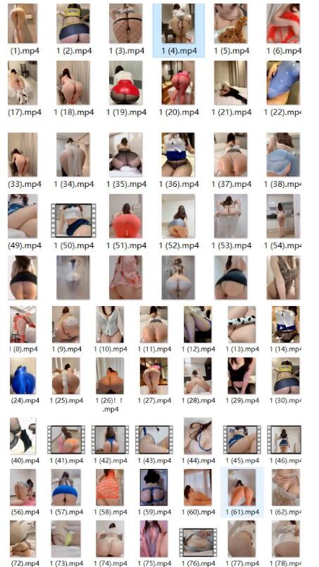 韩国ASMR主播xxapple_e蜜桃臀特辑|52P写真+151V助眠音声【背影杀_2.37G】