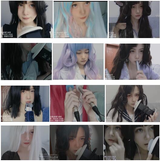 阿郁的小黑猫ASMR全收录|治愈系耳语+猫咪互动12系列109V【37.1G】