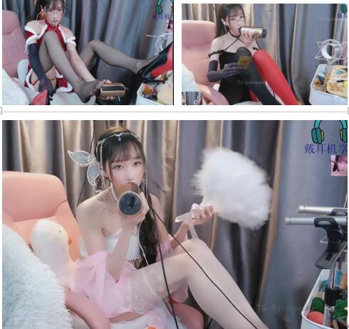 斗鱼ASMR主播cos娃娃爱打豆豆节日特辑：11套角色扮演助眠合集[11V/6.8GB]