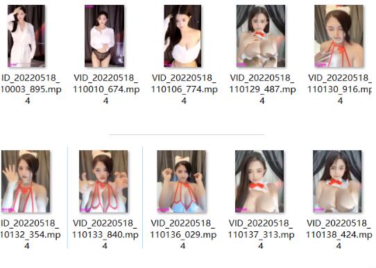 血色古阿扎ASMR情趣装作品集：丁字裤视觉助眠与耳语疗愈10连发 [10v590MB]