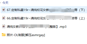 ASMR主播奶宝儿超酥甜订制私藏合集：B站人气声优的3A级助眠体验[3A/5p]