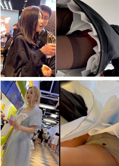 裙底ASMR作品合集：KFC108+TIMCOB双视角沉浸式音效 [2v+1.17G]