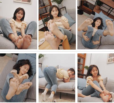 Limerence ASMR作品：气质素人牛仔裤&裙装双人合作[乐朵、小艾-裸足]3V [3.2GB/MP4]