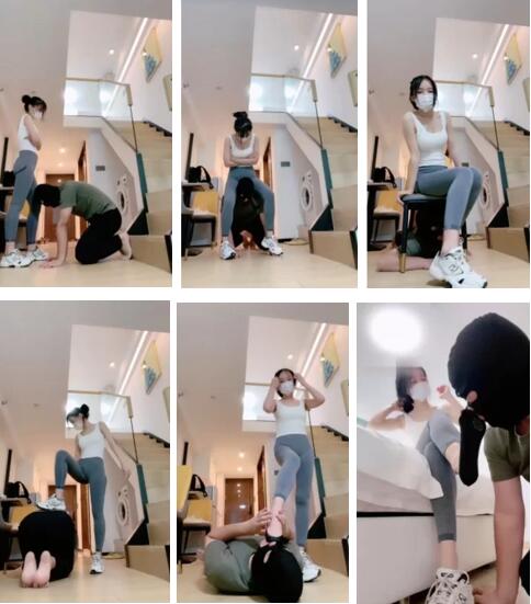 套路直播伊伊ASMR健身后船袜助眠音效【2V1.02G】[美腿/足控]