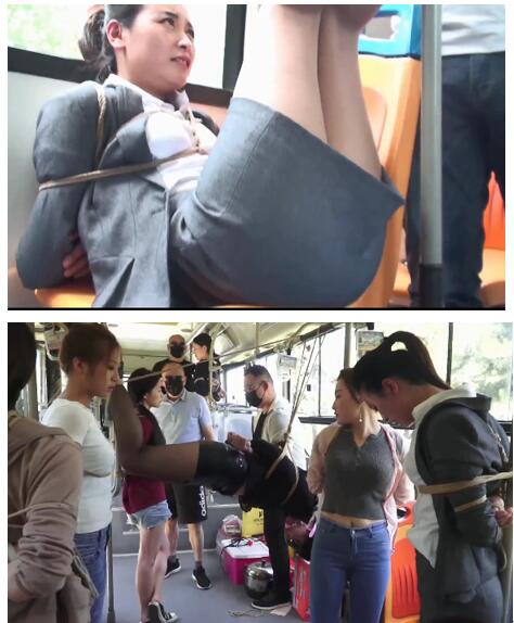 逍遥ASMR剧情向作品《公交大劫案绳艺不漏》上下集｜沉浸式绑缚音效 [2v+2.45G]