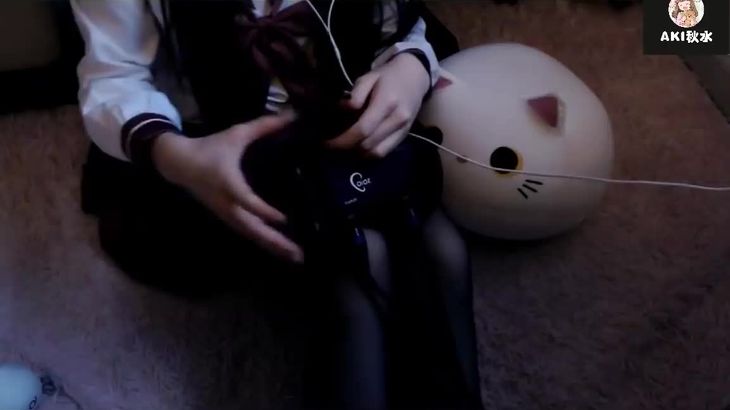 [Aki秋水ASMR]黑丝学生妹膝枕の耳朵SPA~